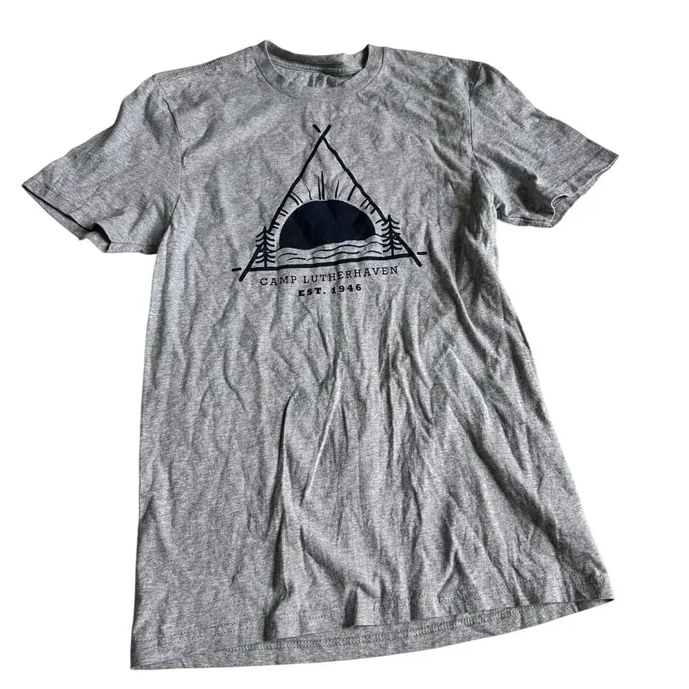 Gray Camp Lutherhaven Short Sleeve T-Shirt - New